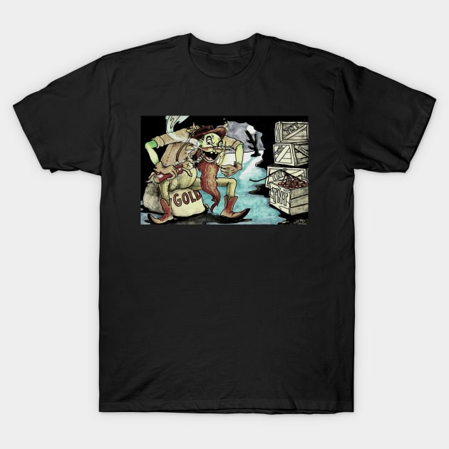 The Mad Prospector T-Shirt by Pudding Bat